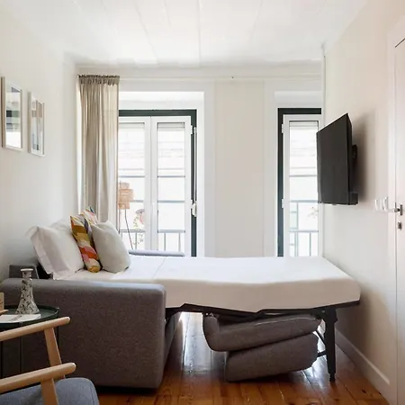 公寓 Bright Alfama Studio With Ac *
